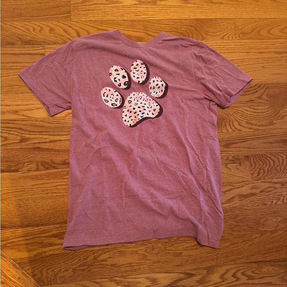 Dog paw print tee